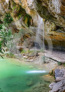 Los Charcos River and Waterfall photo