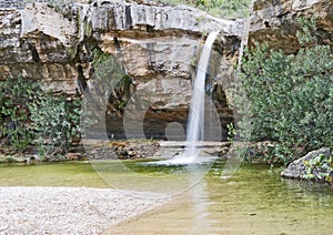 Los Charcos Waterfall Spain photo