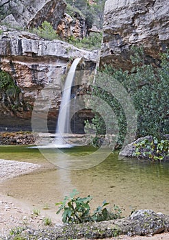 Los Charcos Waterfall Spain photo