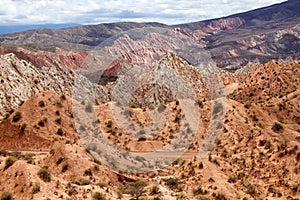 Los Colorados, colorful valley in Jujuy Province, Argentina