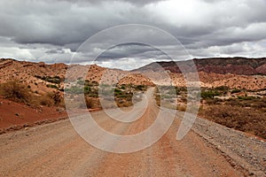 Los Colorados, colorful valley in Jujuy Province, Argentina