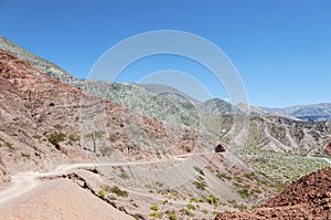 Los Colorados in Purmamarca, Jujuy, Argentina.