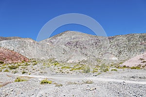 Los Colorados in Purmamarca, Jujuy, Argentina photo