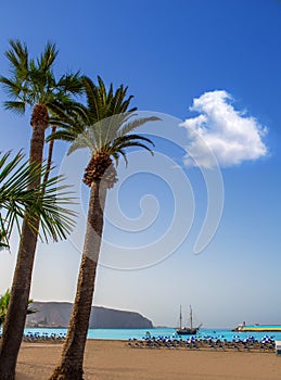 Los Cristianos beach in Arona Tenerife south photo