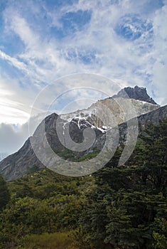 Los cuernos rock formations in Torres del Paine - W circuit Trekking