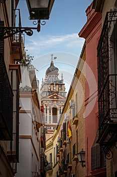 Los Descalzos Church Tower former Trinity Convent - Seville, Andalusia, Spain photo