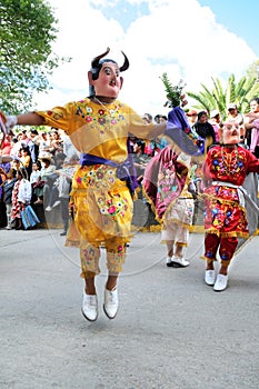 Los Diablos Dance in Cajabamba, Peru