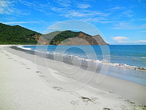 Los frailes beach, Machalilla National Park. Ecuador