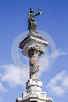 Los Fueros monument, Pamplona (Spain) photo