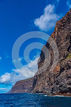 Los gigantes cliffs at Tenerife, Canary islands, Spain