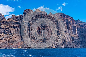 Los gigantes cliffs at Tenerife, Canary islands, Spain