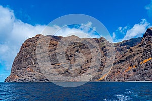 Los gigantes cliffs at Tenerife, Canary islands, Spain