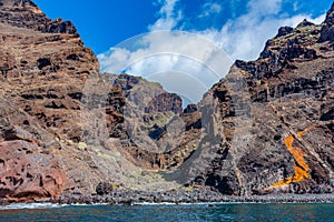 Los gigantes cliffs at Tenerife, Canary islands, Spain