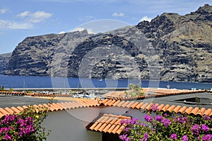 Los Gigantes and its famous cliffs at Tenerife photo
