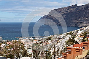 Los Gigantes - range of volcanic mountaines on Tenerife Island