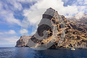 Los Gigantes in Tenerife, Spain