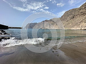 Los Gigantos Beach on the island of Tenerife Spain