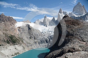 los glaciares national park in argentinian patagonia