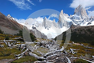 Los Glaciares National Park, View of Mount Fitz Roy, southern Patagonia, Argentina