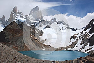 Los Glaciares National Park, View of Mount Fitz Roy, southern Patagonia, Argentina photo