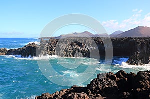 Los Hervideros (Boiling Waters), Lanzarote, Canary Islands.