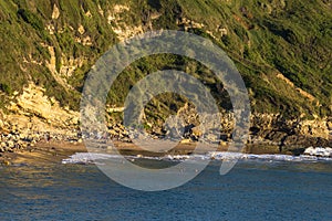 Los Locos beach in the Atlantic Ocean, Spain photo