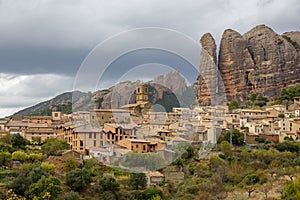 Los Mallos de Aguero, Huesca, Aragon, Spain