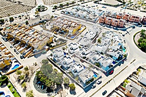 Los Montesinos suburb, aerial view