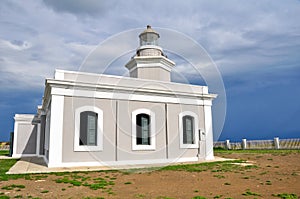 Los Morillos lighthouse at Rojo Cape, Puerto Rico