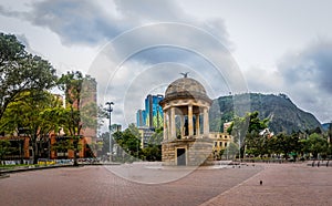 Los Periodistas Park and Monserrate - Bogota, Colombia photo