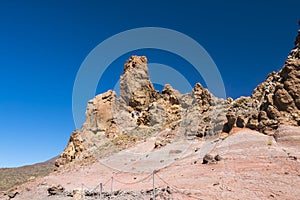 Los Roques Rock Formations in Tenerife, Spain