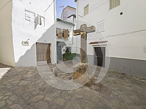 Losar de la Vera streets, Caceres, Spain