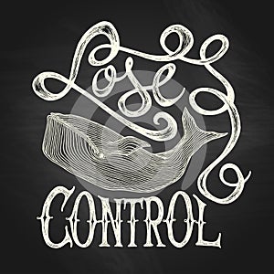 Lose control - Black and white While