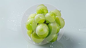?lose-up of an grape with water drops photo