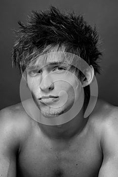 Ð¡lose-up portrait of male model