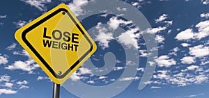 Lose weight sign