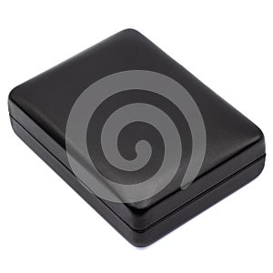ÃÂ¡losed black gift case isolated on white