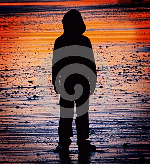 Lost and alone child