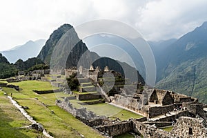 Lost citadel in Cusco, Machu pichu city of the Incas in Peru