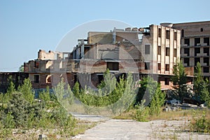 Lost city. Chernobyl area.