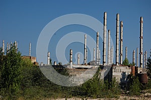 Lost city. Chernobyl area.