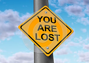 Lost and Confused Signpost symbol