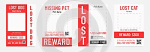 Lost dog poster