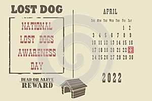 Lost Dogs Awareness Day