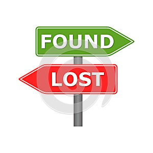 Lost And Found sign