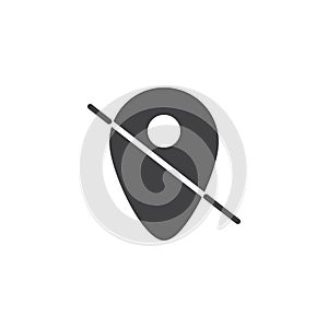 Lost Gps signal vector icon