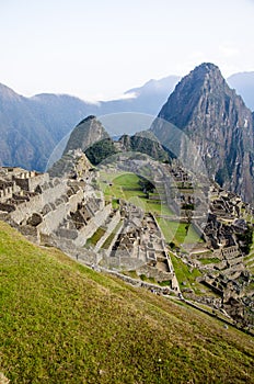 Lost Incan city Macchu Picchu