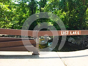 Lost Lake Sign at Patapsco Valley State Park