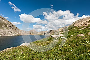 Lost Man Lake is located in White River National Forest in Central Colorado.