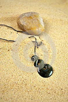 Lost necklace at the beach
